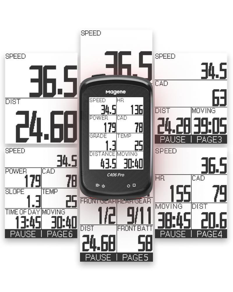 GPS MAGENE C406 PRO navigazione e pianificazione percorso
