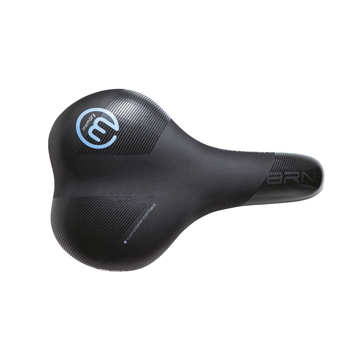BRN MEN'S BLACK MEMORY FOAM SADDLE