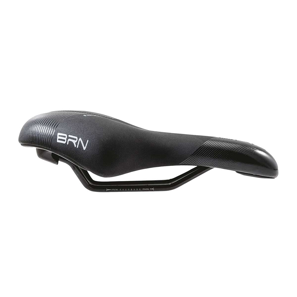 BRN MEN'S BLACK MEMORY FOAM SADDLE