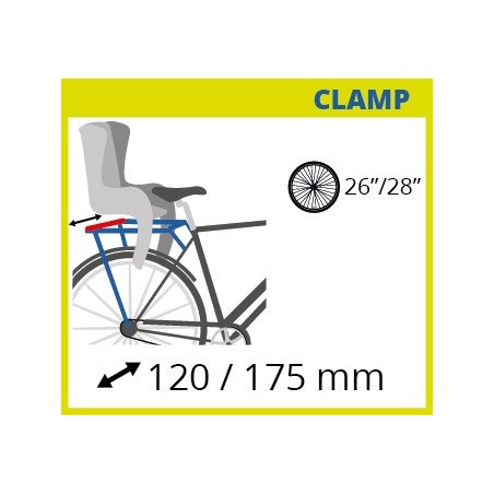 Seggiolino Posteriore PEPE Industrial Attacco Portapacchi