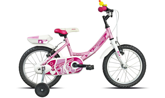 BICI LEGNANO FATINA 16" mountain bike bambina bianco/rosa/fuxia