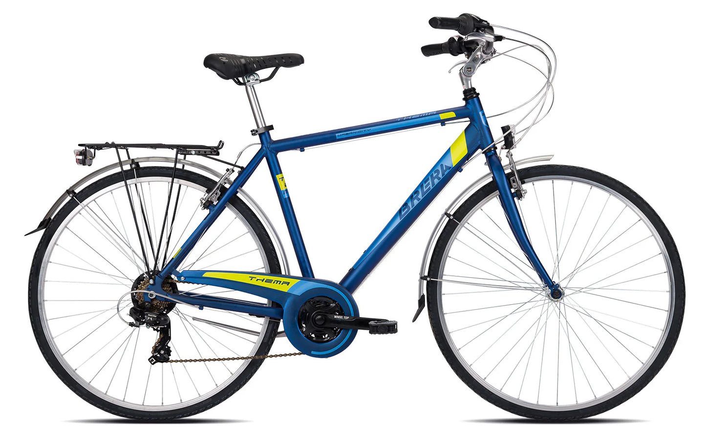 Bici Brera Thema 2.0 Trekking City Bike Uomo 28" 7v 21v Alluminio