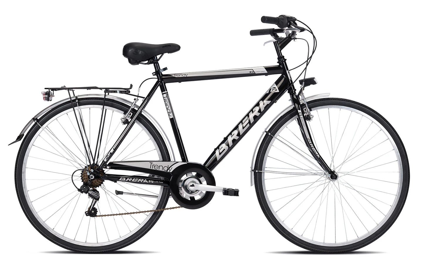 Bici Brera Trendy Uomo Trekking City Bike 28" 7v