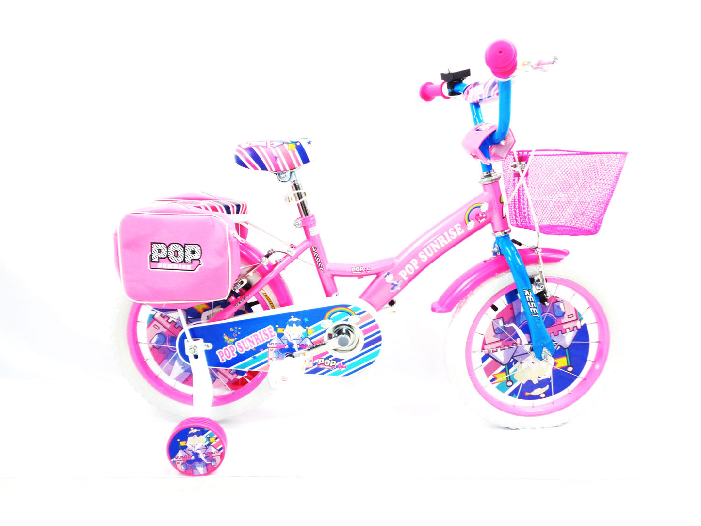 BICI RESET OLANDA 14 POP SUNRISE BIANCA/ROSA