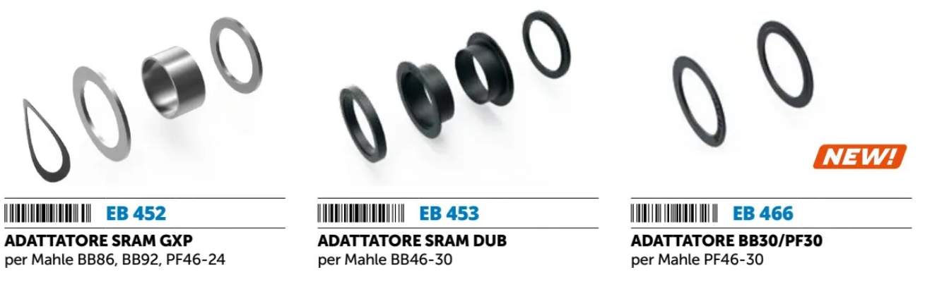 ADATTATORE SENSORE MAHLE X20 SRAM GXP - DUB - BB30PF30