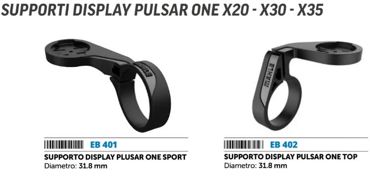 SUPPORTO DISPLAY PULSAR ONE SPORT - TOP