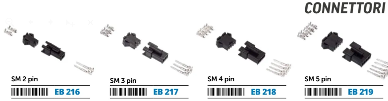 CONNETTORE SM 2/3/4/5 PIN BRN