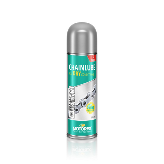 Motorex Chainlube Dry Condiz. asciutte aerosol 300ml