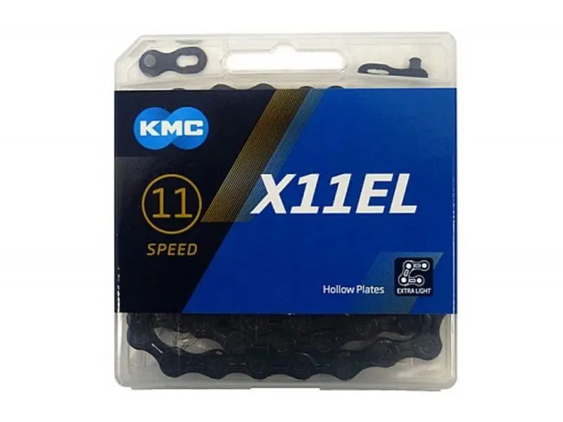 CATENA BICI KMC 11V. X11EL BLACK TECH 118 MAGLIE