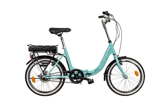 Bici Elettrica Pieghevole Folding E-Bike 20" Hi-Ten Casadei 24v-7.8Ah