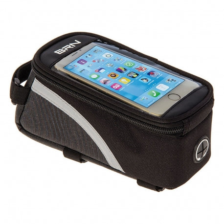 BRN BORSETTA AL TELAIO TOUCH LARGE PORTA SMARTPHONE  COLORE NERO