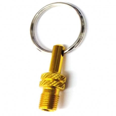 ADATTATORE VALVOLA DUNLOP DA BICI A COMPRESSORE COLORE ORO ADATTATORE VALVOLA DUNLOP DA BICI A COMPRESSORE COLORE ORO