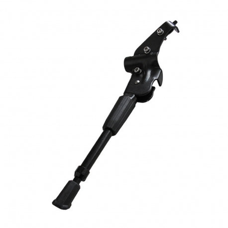 MV-TEK CAVALLETTO BICI LATERALE IN ALLUMINIO REGOLABILE PER CARRO POSTERIORE COLORE NERO